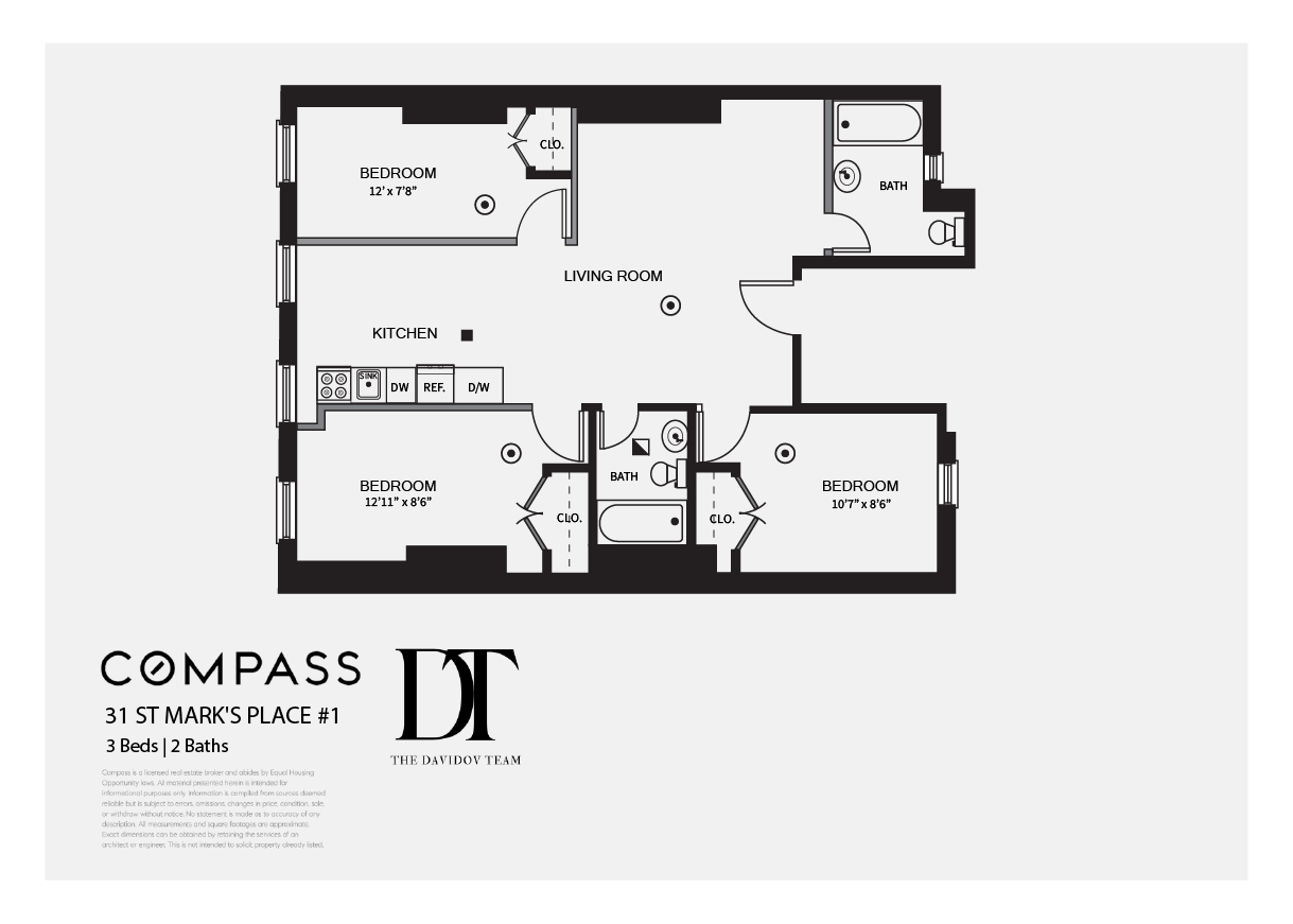 31 St Marks Place, Unit 1 Manhattan, NY 10003 - Photo 11 of 11 a picture of a wall with a sign on it