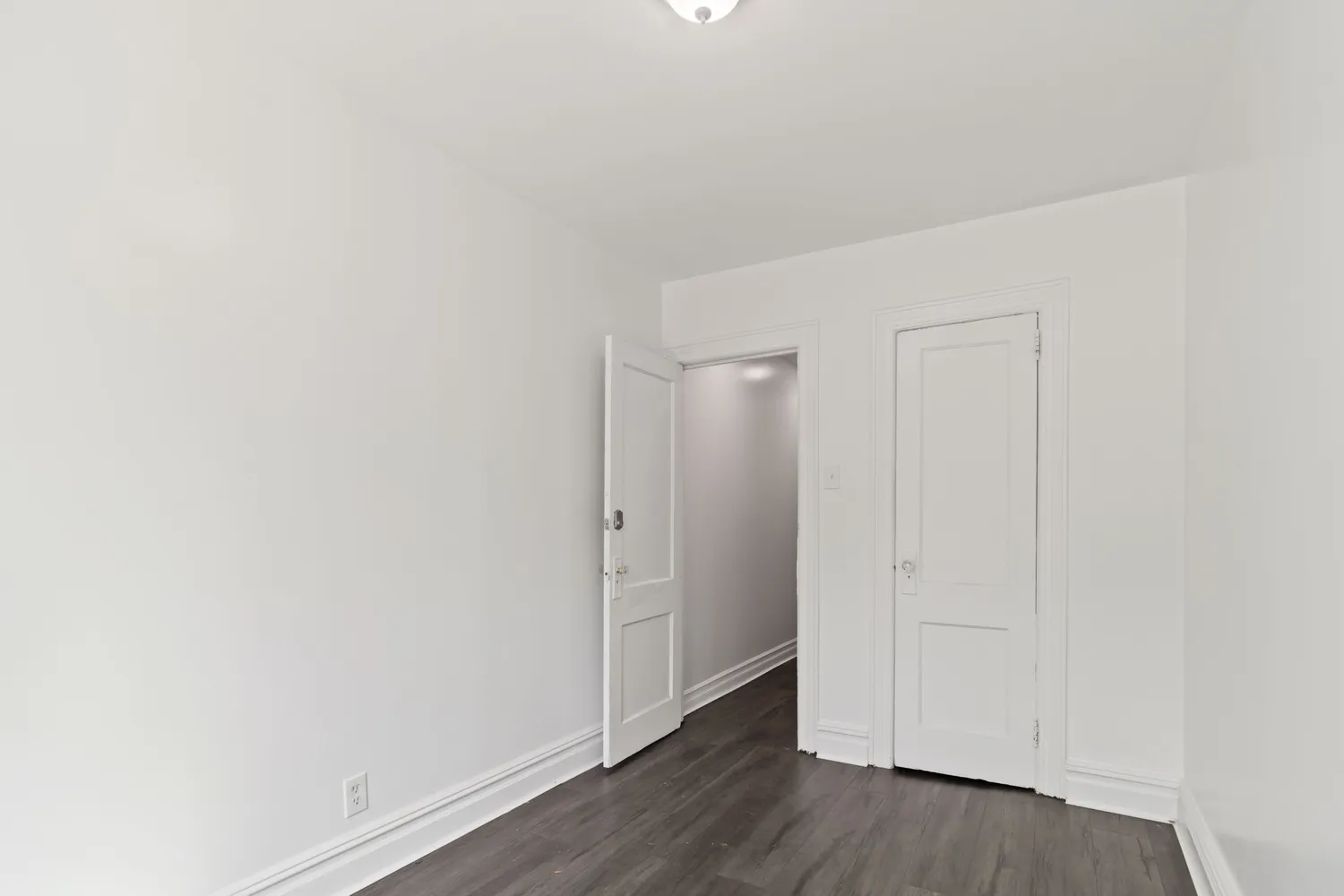 a view of an empty room