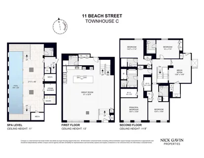 $7,500,000 | 11 Beach Street, Unit THC | TriBeCa
