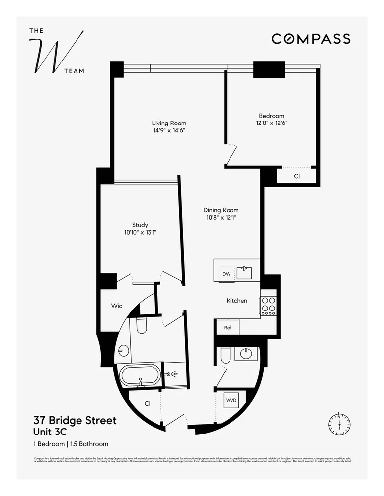 $1,395,000 | 37 Bridge Street, Unit 3C | DUMBO