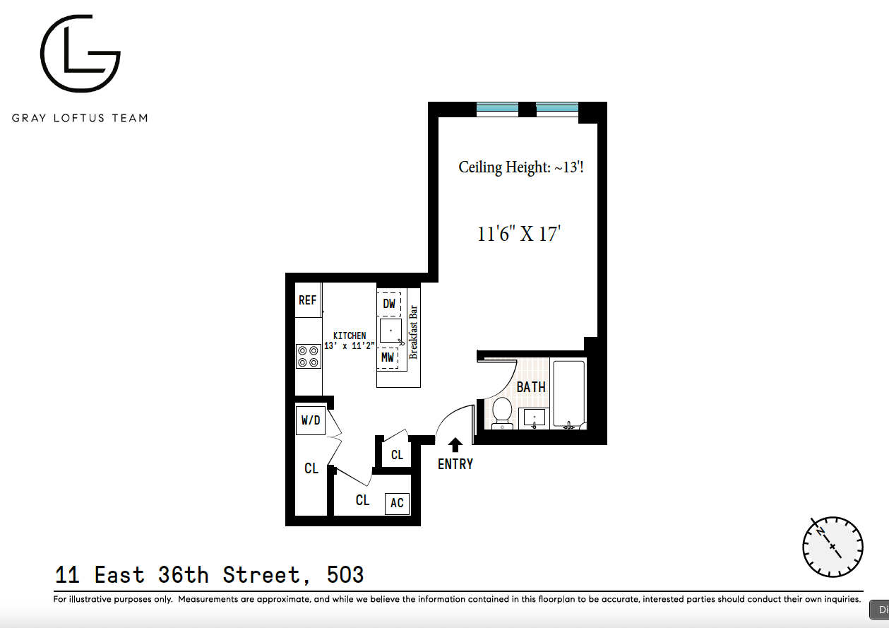 11 East 36th Street, Unit 503 Manhattan, NY 10016 - Photo 17 of 17 a picture of a wall with a white wall