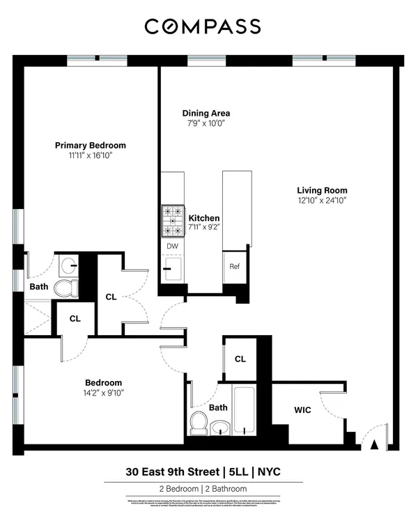 $2,100,000 | 30 East 9th Street, Unit 5LL | Greenwich Village