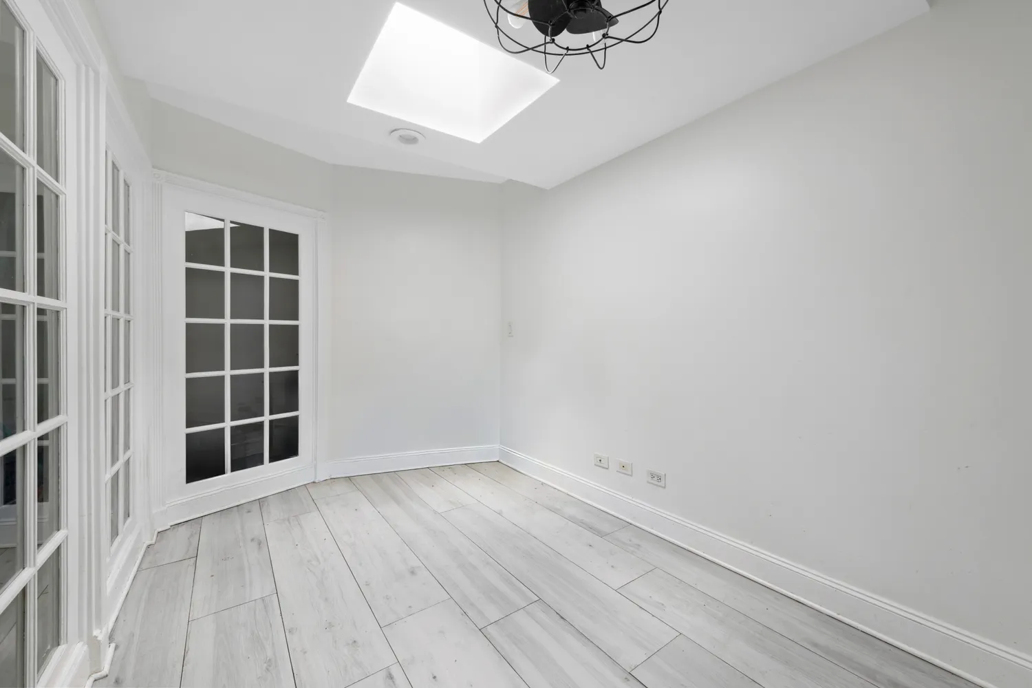 a bathroom with a tub and shower