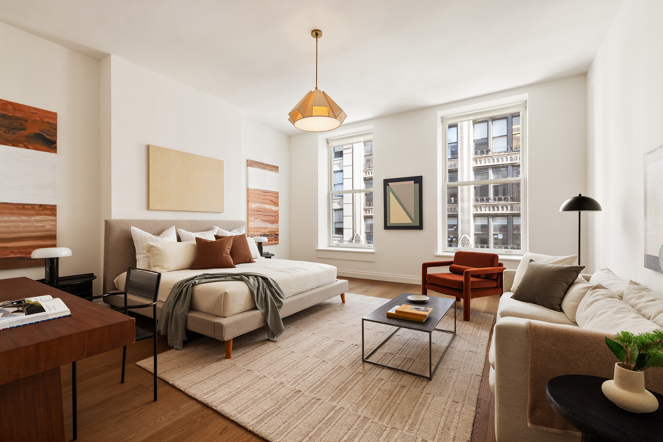 42 East 20th Street, Unit 4AD Manhattan, NY 10003 - Photo 9 of 19 a bedroom with bed or couch and a window