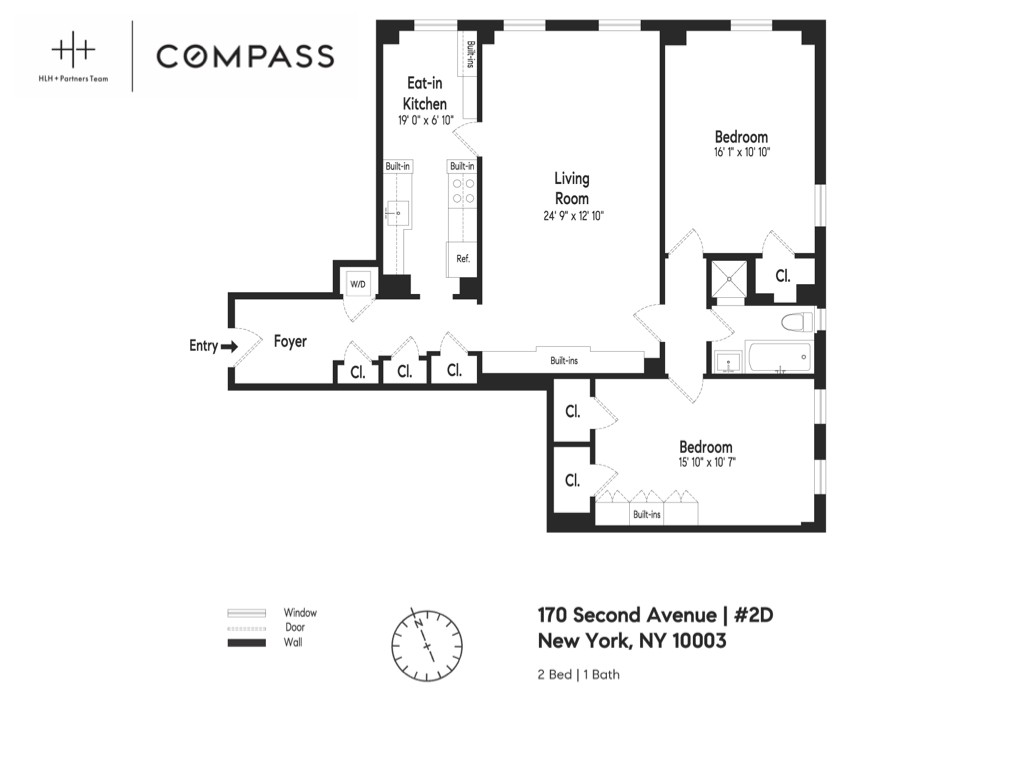 170 2nd Avenue, Unit 2D Manhattan, NY 10003 - Photo 11 of 11 a picture of a park with a bench