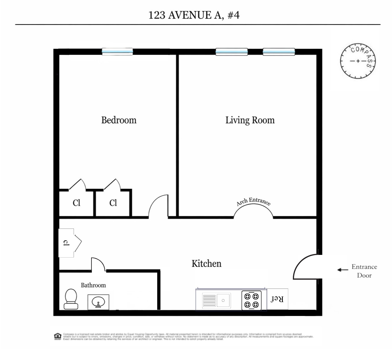 123 Avenue A, Unit 4 Manhattan, NY 10009 - Photo 14 of 14 a picture of a wall