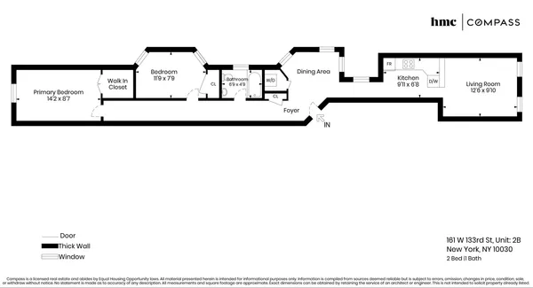 $3,900 | 161 West 133rd Street, Unit 2B | Central Harlem
