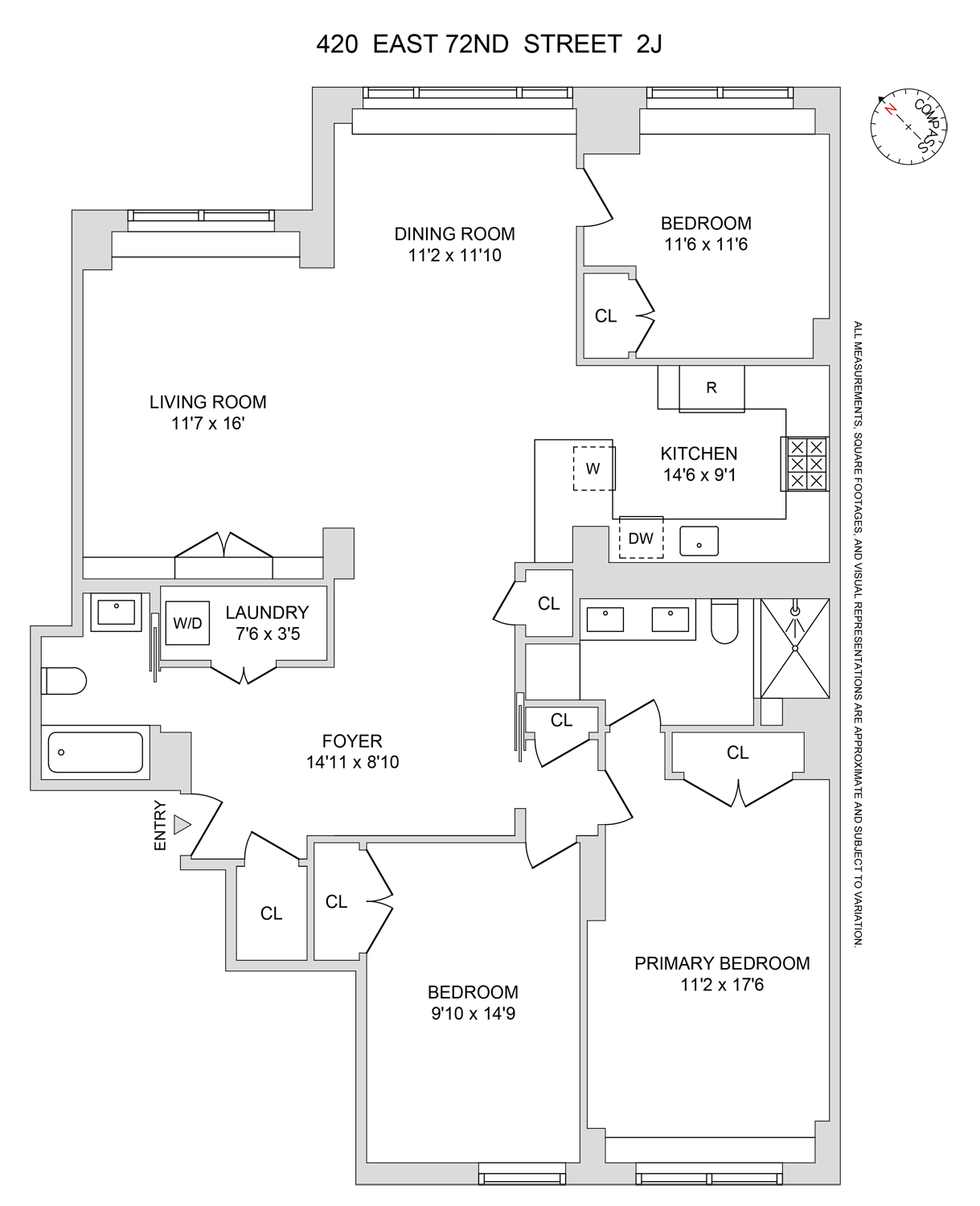 420 East 72nd Street, Unit 2J Manhattan, NY 10021 - Photo 12 of 12