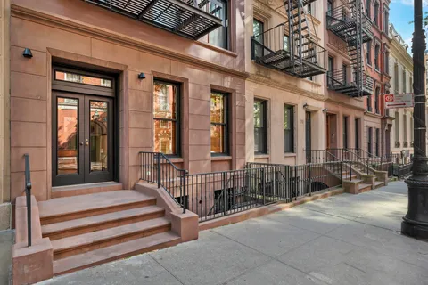 a view of a building with stairs