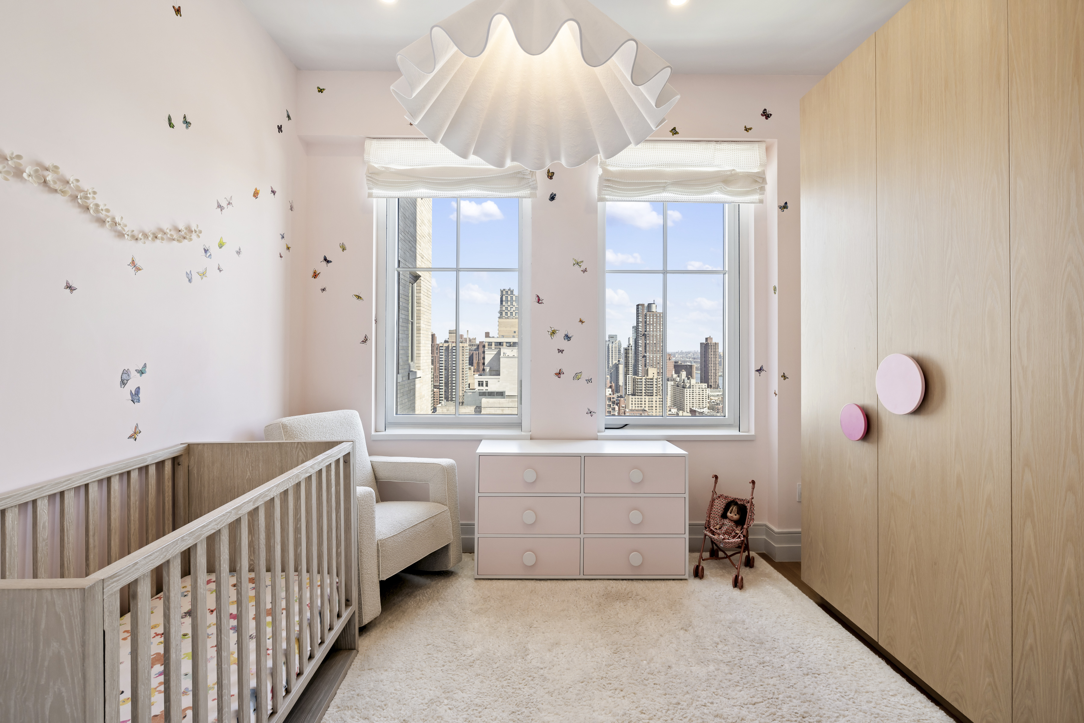 301 East 80th Street, Unit 25B Manhattan, NY 10075 - Photo 24 of 38 a spacious bathroom with a double vanity sink and a mirror