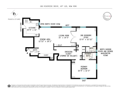 $1,995,000 | 160 Riverside Drive, Unit 12D | Upper West Side