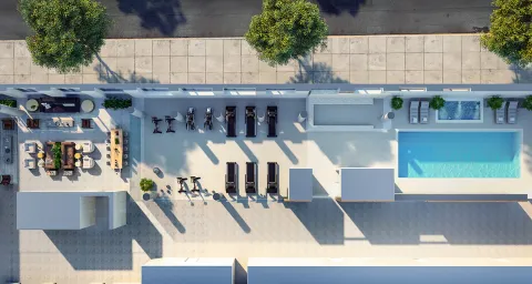 a picture of a bench in front of a window