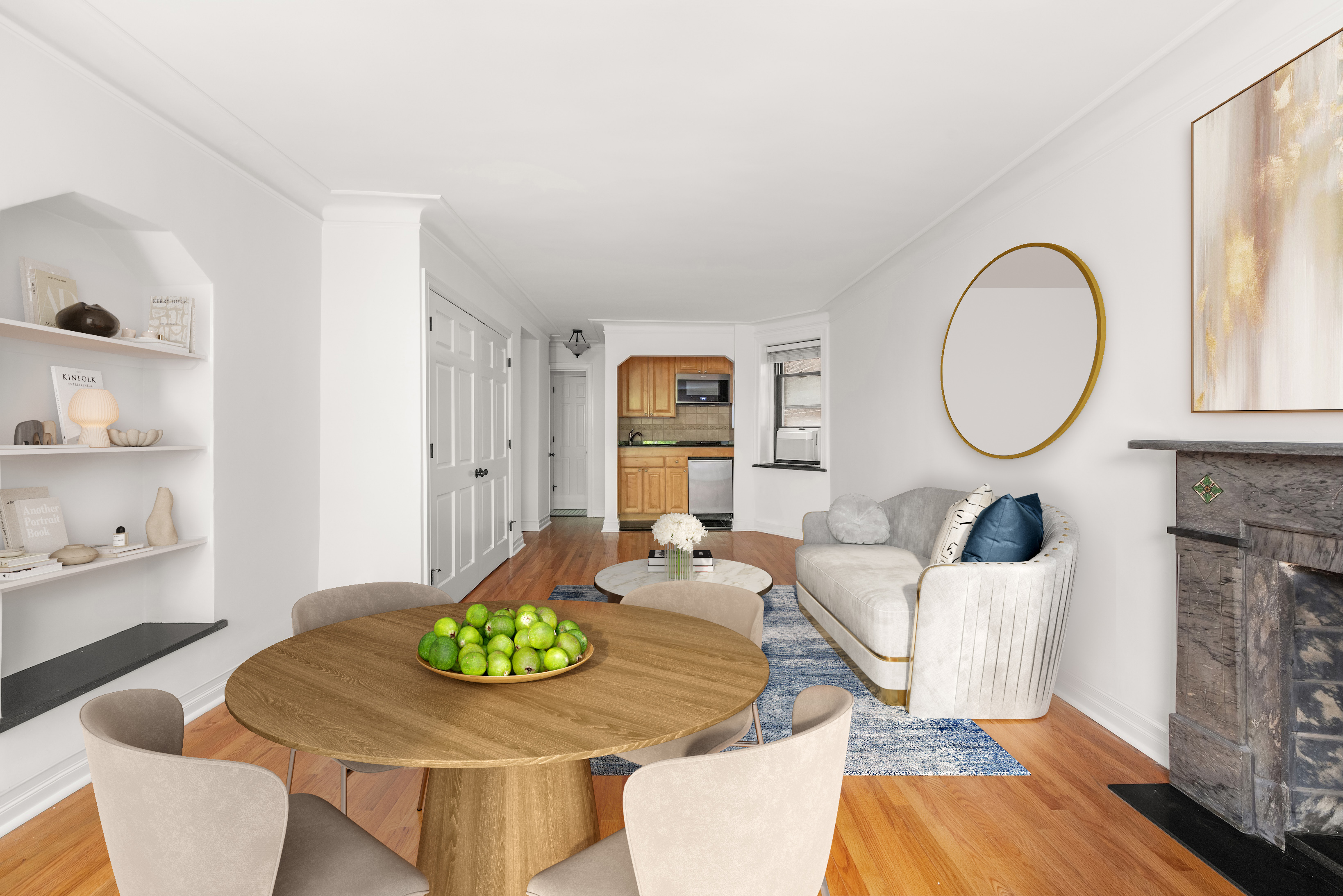 436 East 58th Street, Unit 1C Manhattan, NY 10022 - Photo 13 of 14 a living room with furniture and a table