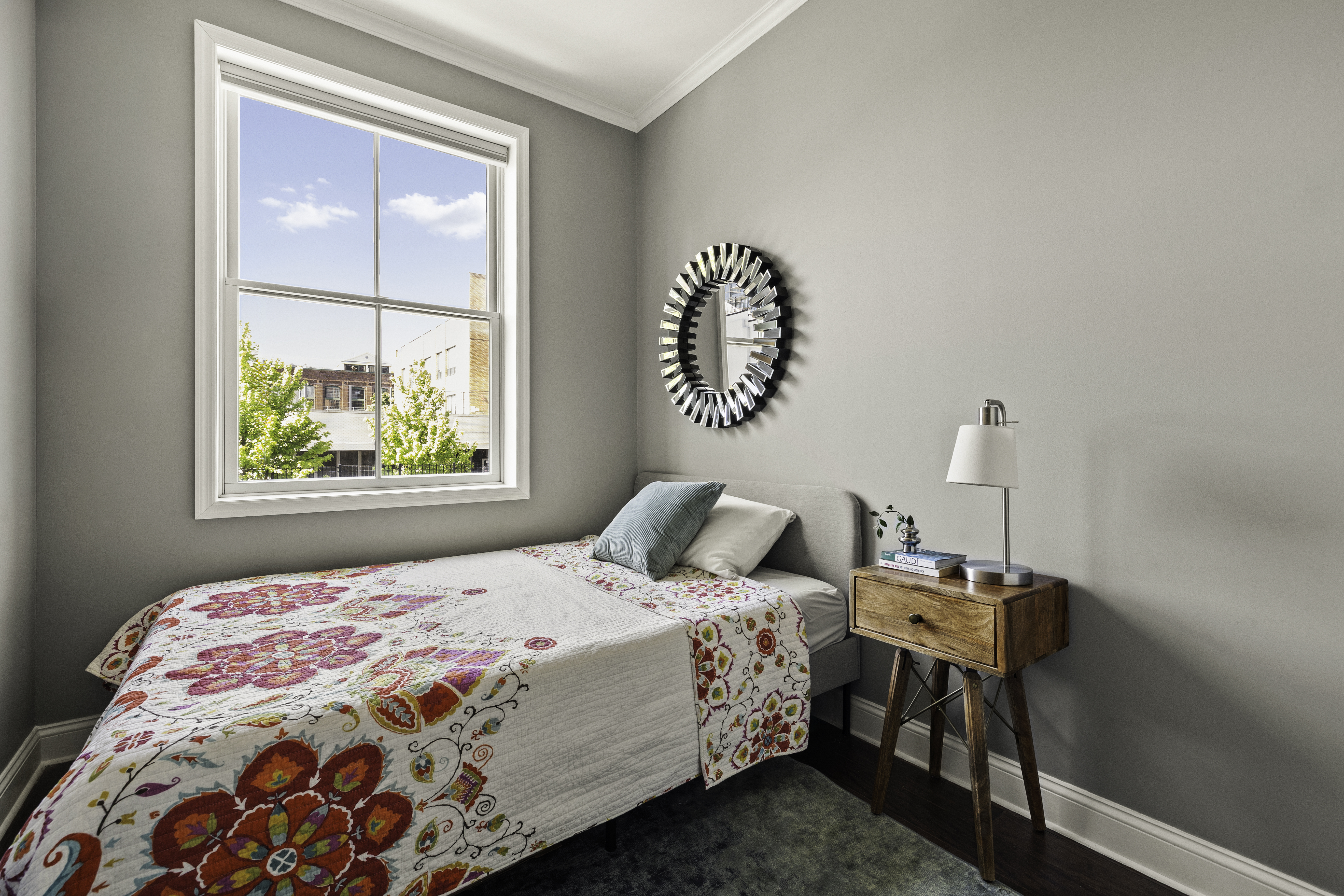 455 Union Street Brooklyn, NY 11231 - Photo 7 of 13 a bedroom with a bed and a window