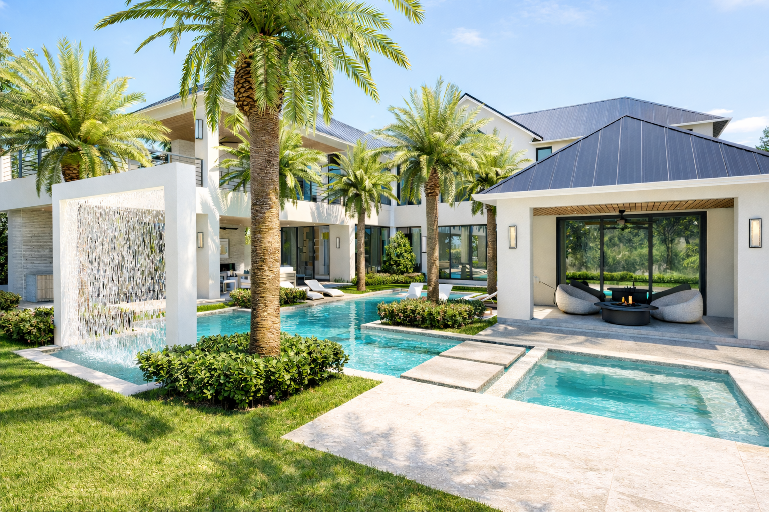 3 Hudson Avenue Ocean Ridge, FL 33435 - Photo 3 of 23 a view of a house with backyard and sitting area