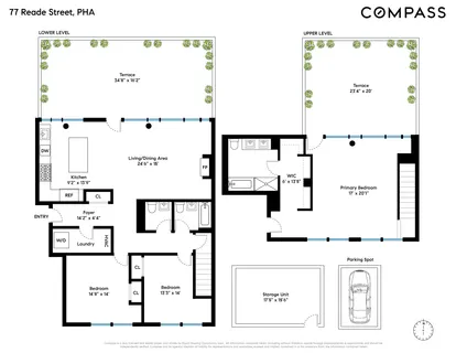 $6,200,000 | 77 Reade Street, Unit PHA | TriBeCa