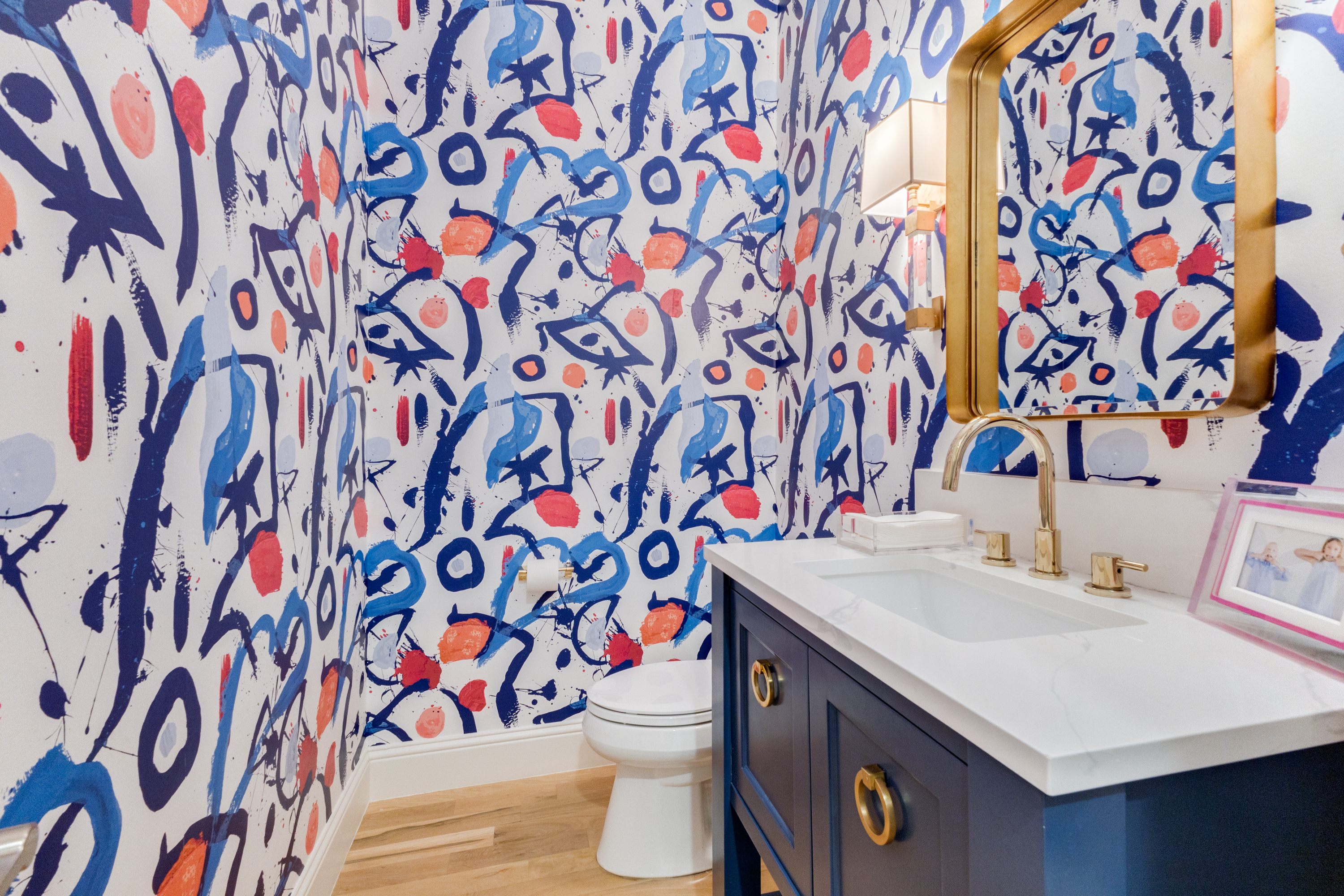 4042 Dunhaven Road Dallas, TX 75220 - Photo 18 of 34 a bathroom with a sink and a toilet