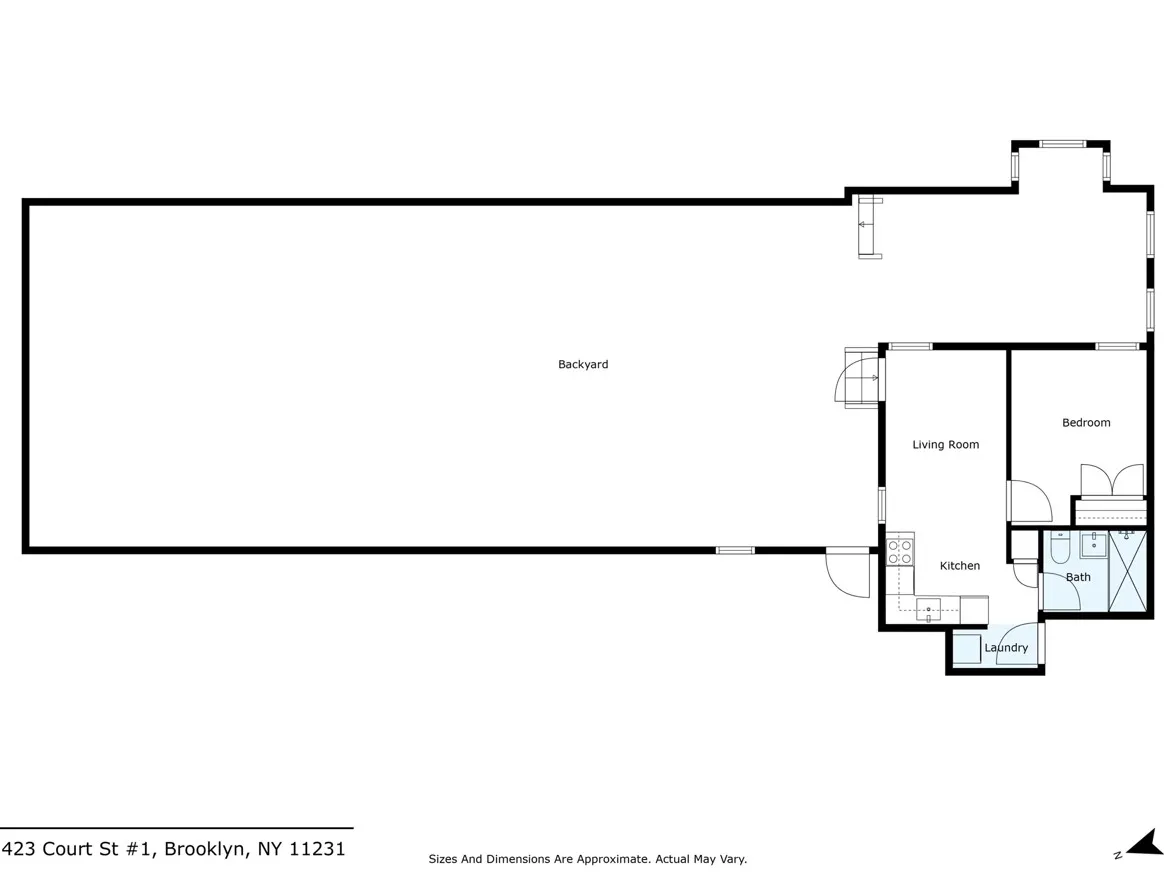 a picture of door with a outdoor space