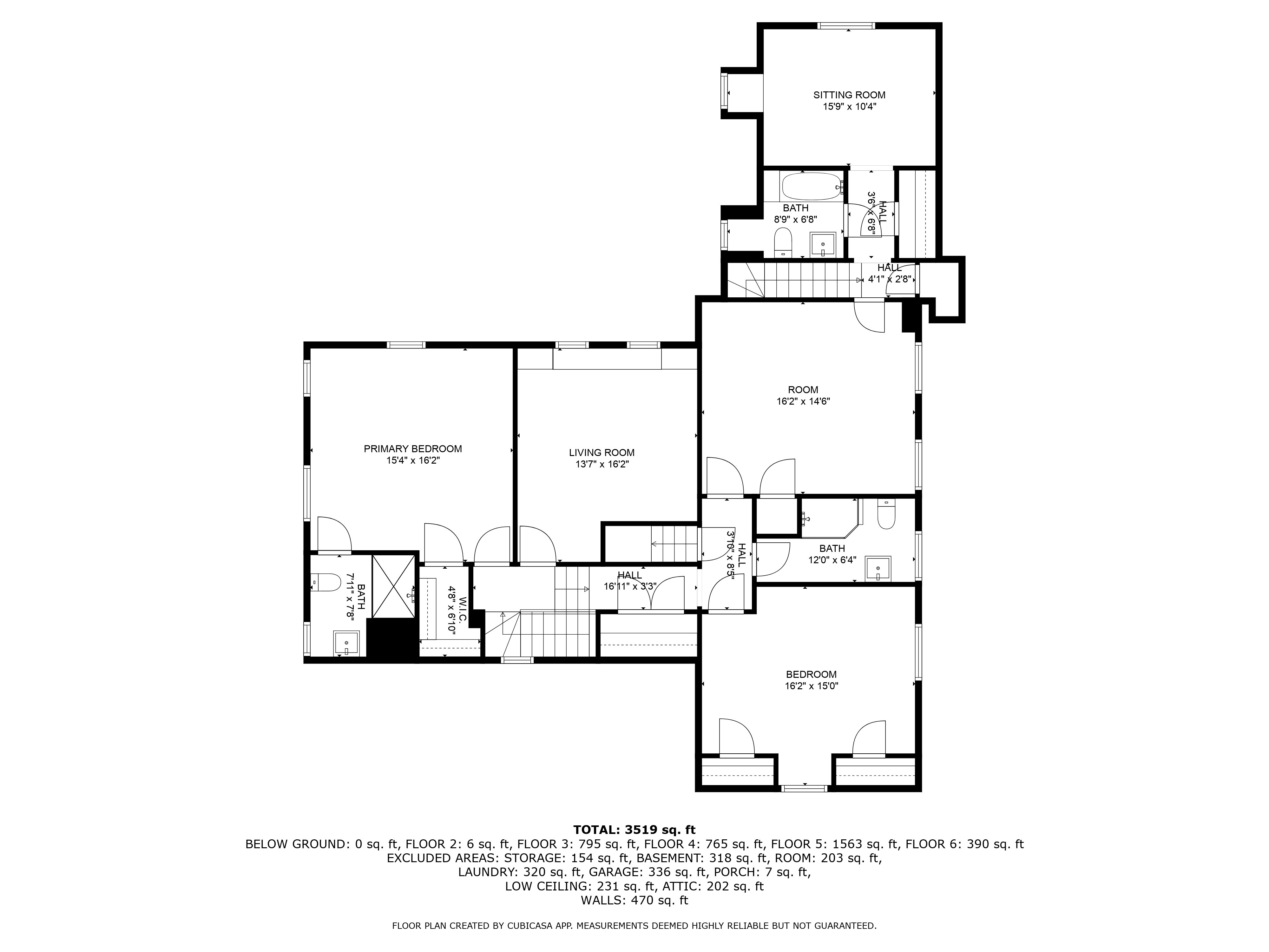 215 Paddington Road Baltimore, MD 21212 - Photo 16 of 18 a black and white photo of a living room