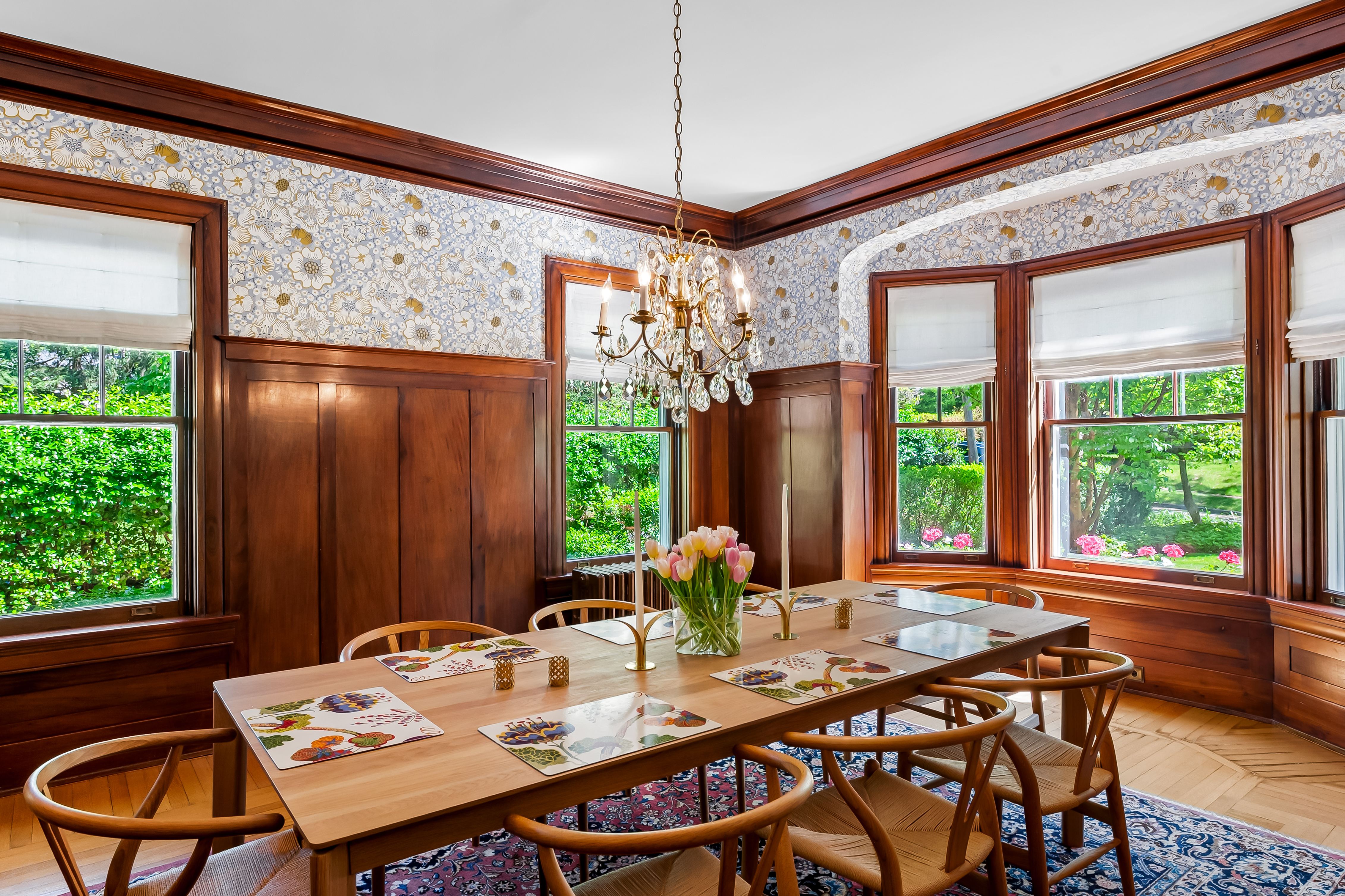 6 Elmhurst Road Baltimore, MD 21210 - Photo 31 of 100 a view of a dining room with furniture window and outside view
