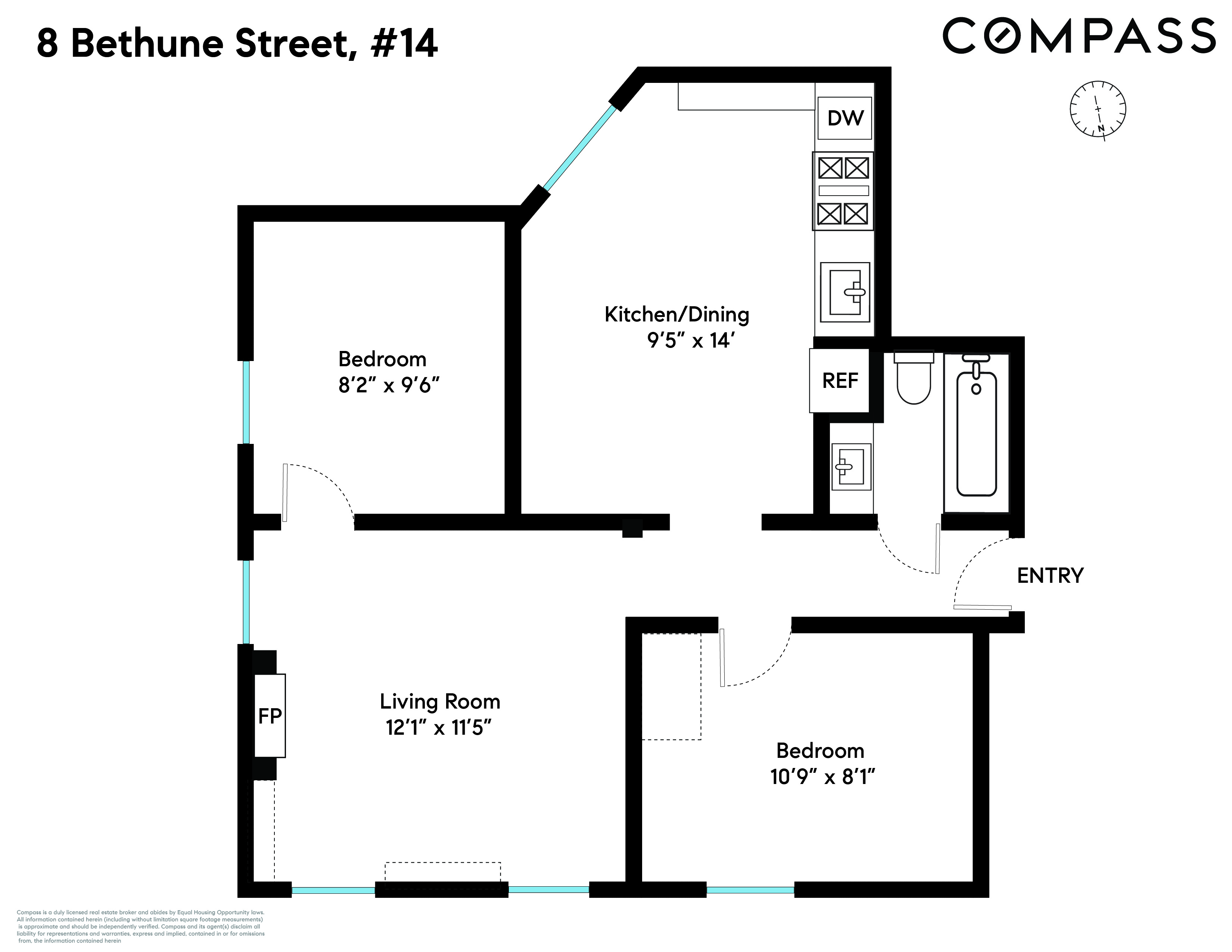 8 Bethune Street, Unit 14 Manhattan, NY 10014 - Photo 8 of 8