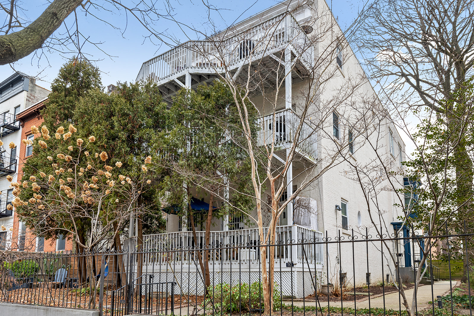 110 Clinton Avenue, Unit 1C Brooklyn, NY 11205 - Photo 9 of 12 a view of a house with a yard
