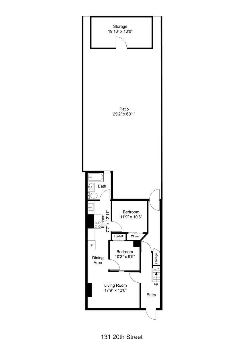131 20th Street, Unit MULTI Brooklyn, NY 11232 - Photo 12 of 16 a picture of a floor plan