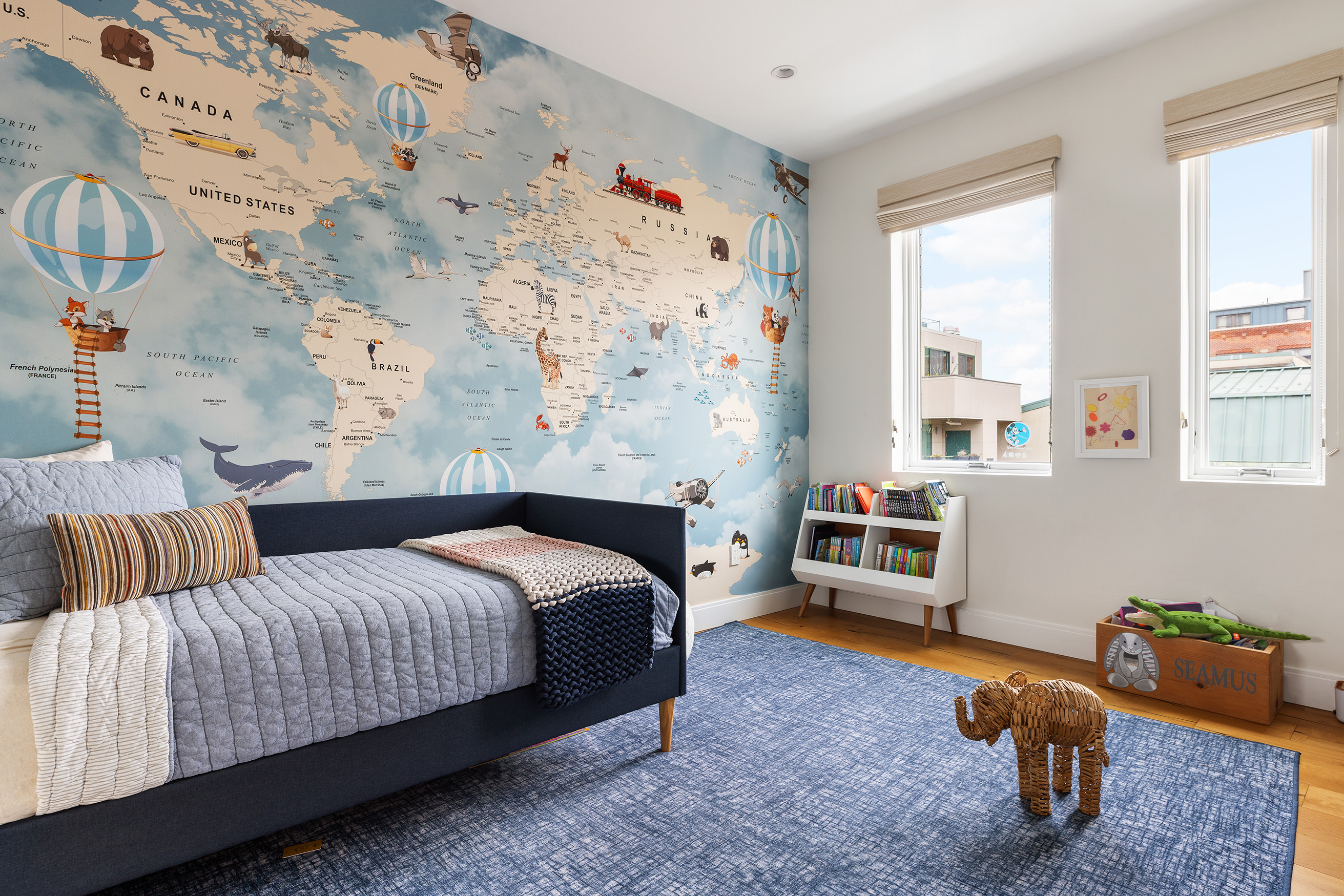 43 Dean Street Brooklyn, NY 11201 - Photo 9 of 17 a bedroom with a bed and wooden floor