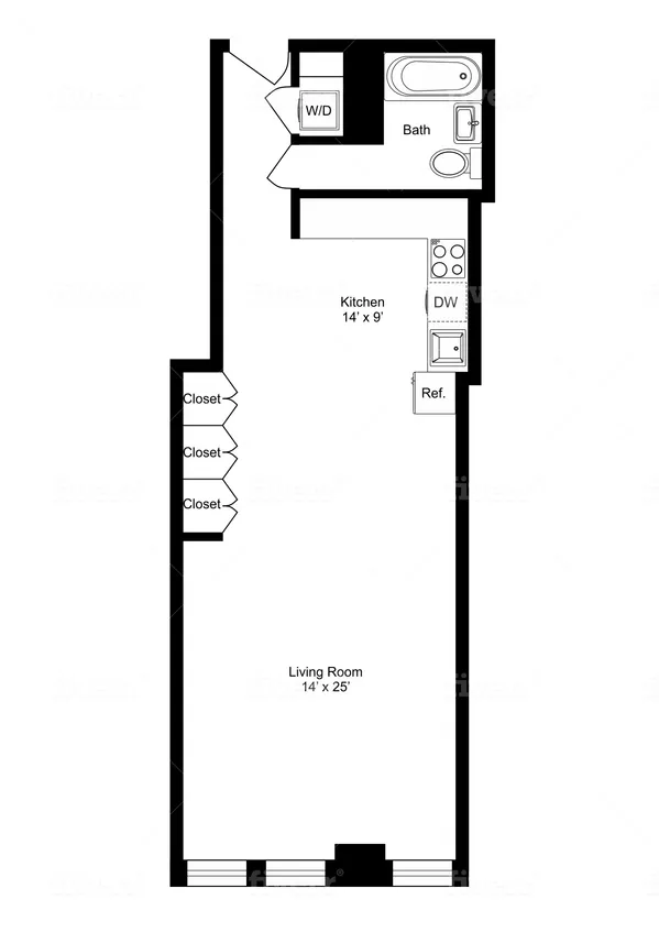 a picture of a floor plan