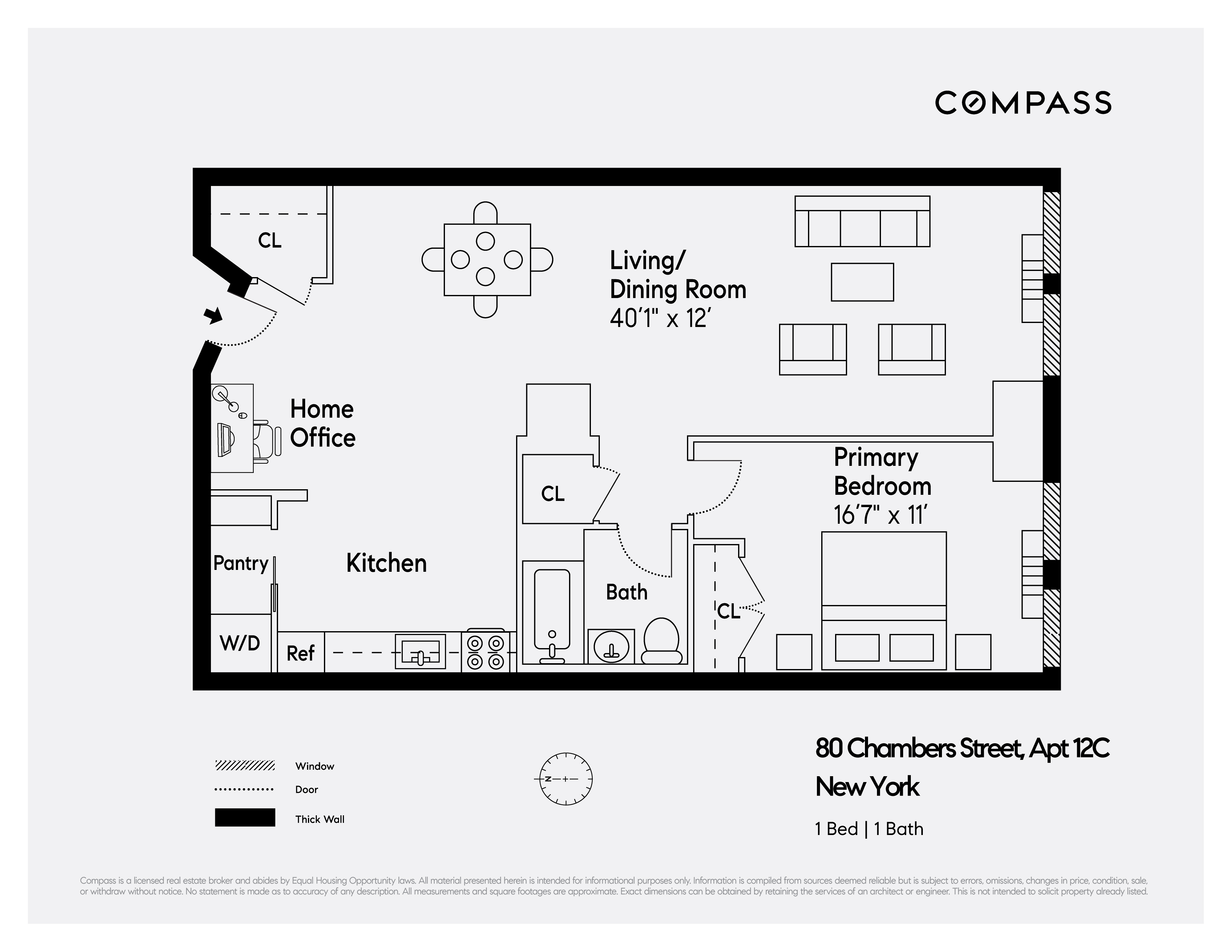 80 Chambers Street, Unit 12C Manhattan, NY 10007 - Photo 15 of 15 unknown