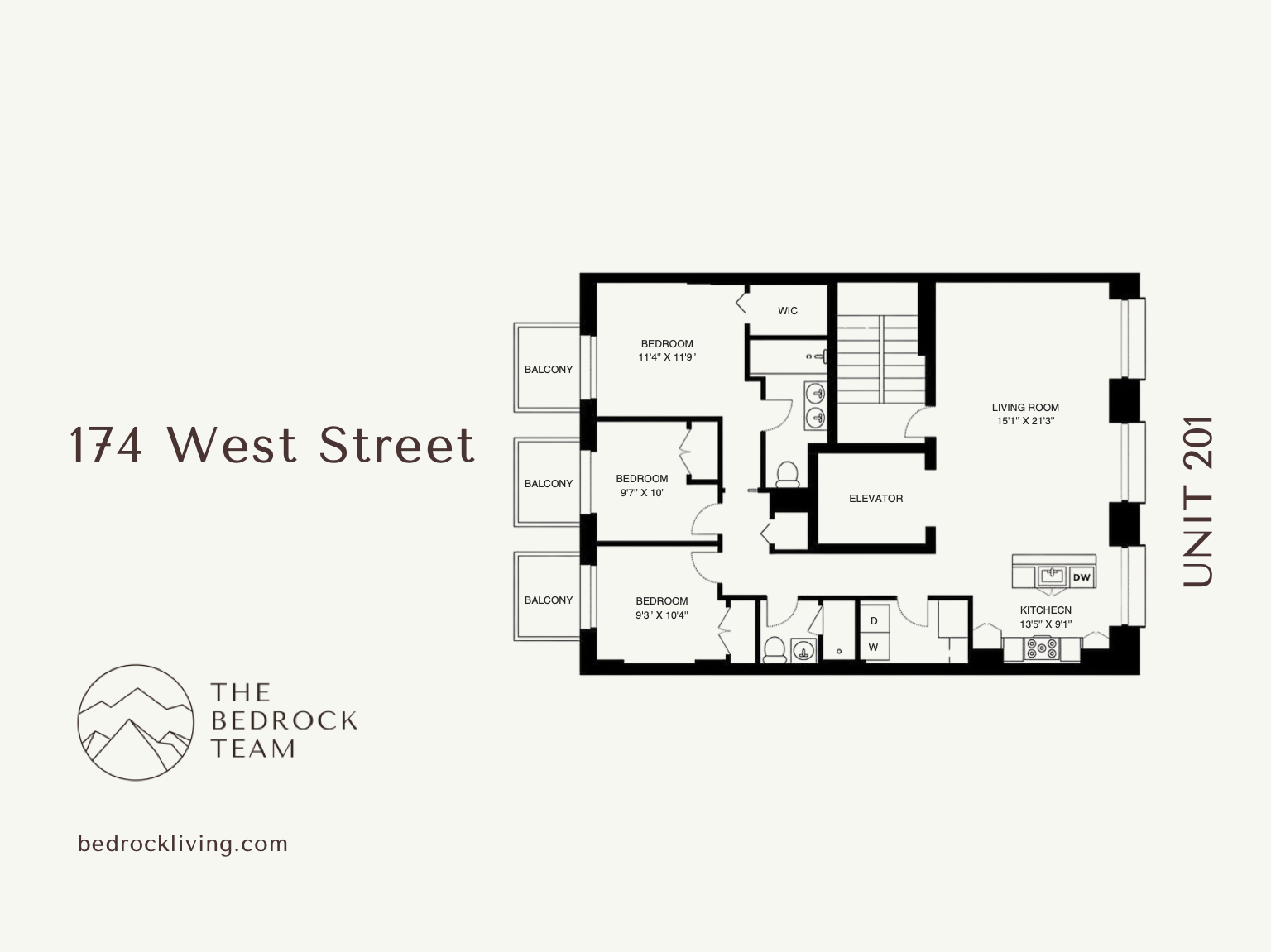 174 West Street, Unit 201 Brooklyn, NY 11222 - Photo 9 of 9 unknown