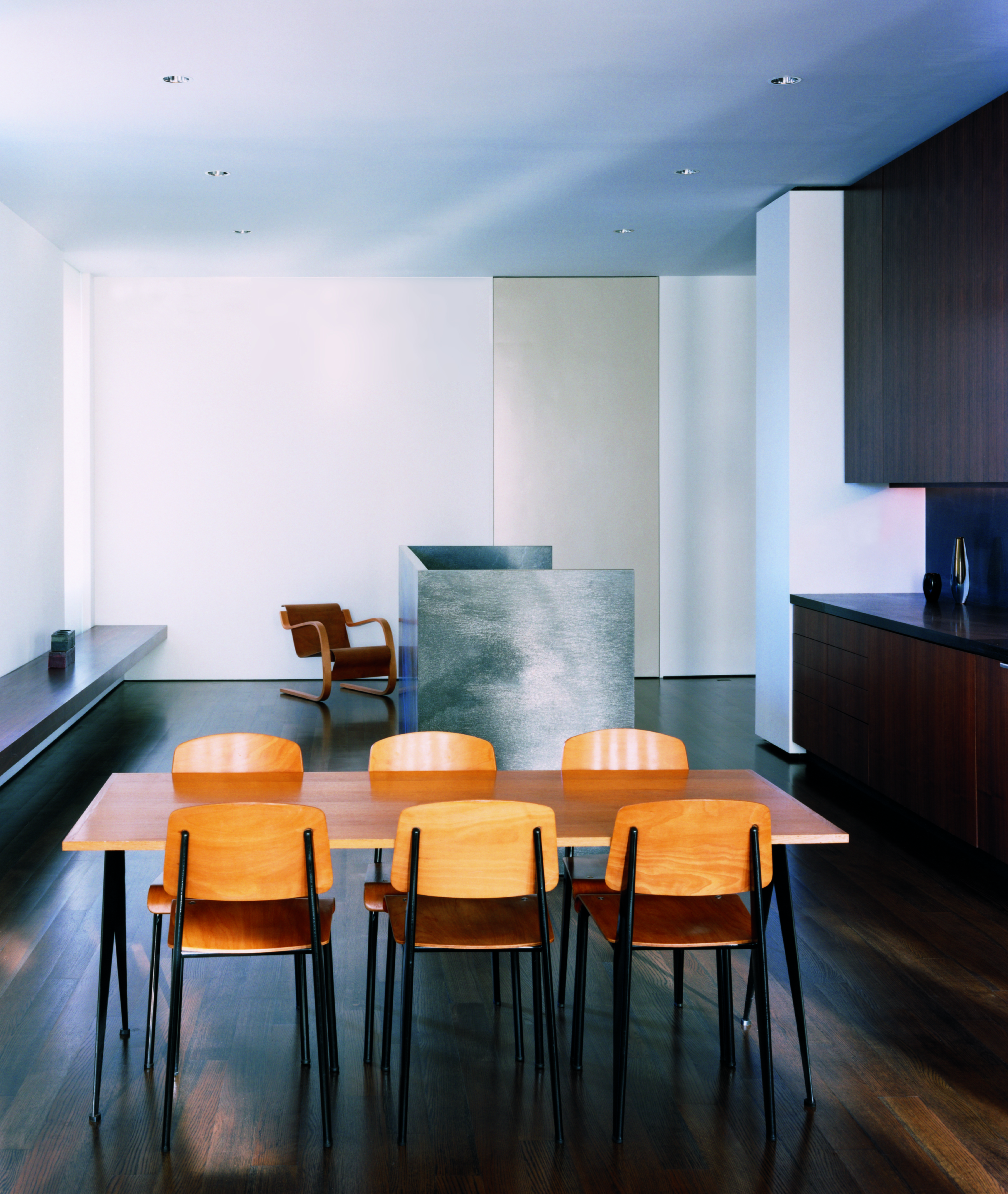 158 Mercer Street, Unit 7MERCER Manhattan, NY 10012 - Photo 6 of 13 a view of a dining room with furniture and wooden floor