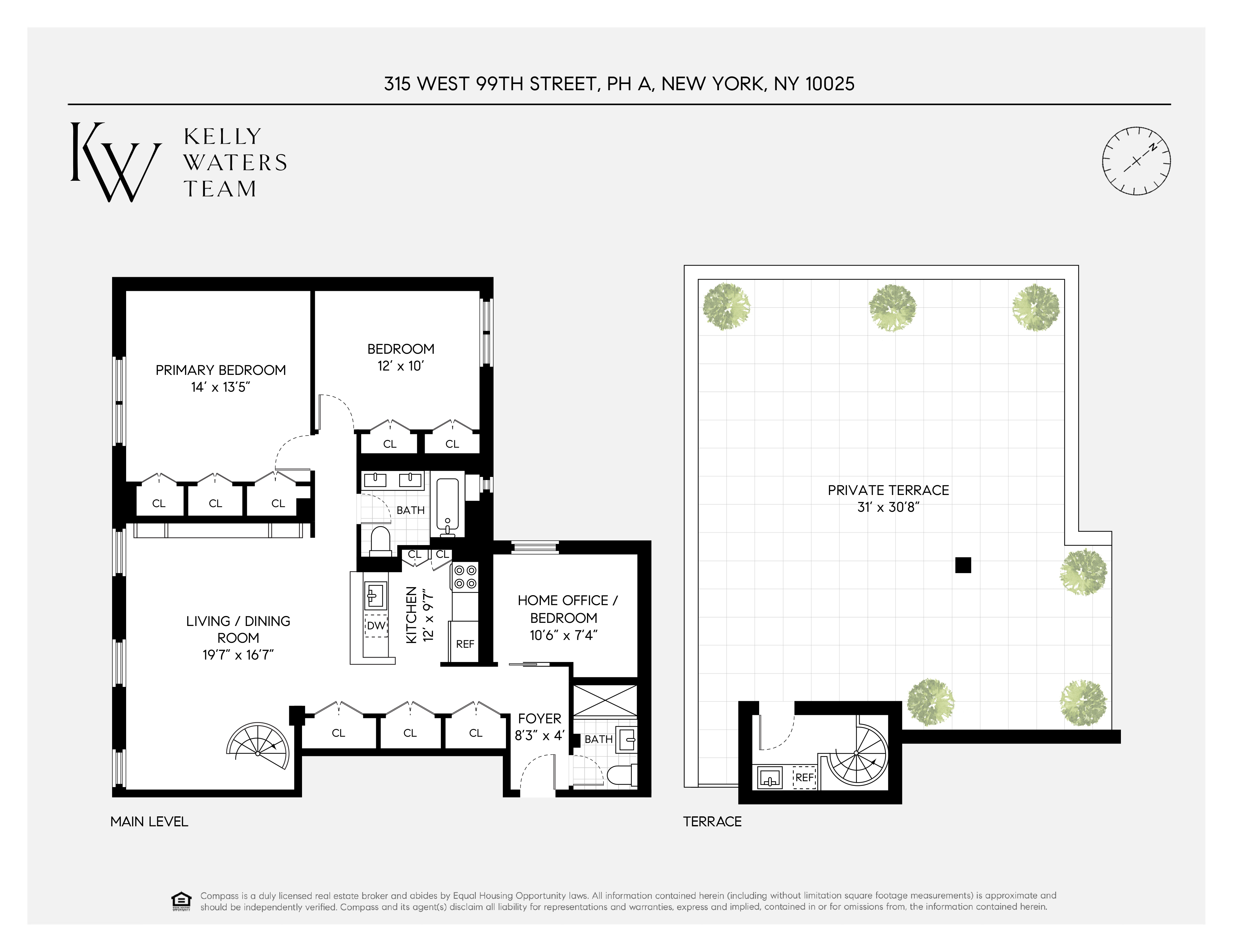 315 West 99th Street, Unit PHA Manhattan, NY 10025 - Photo 17 of 17 a picture of a refrigerator