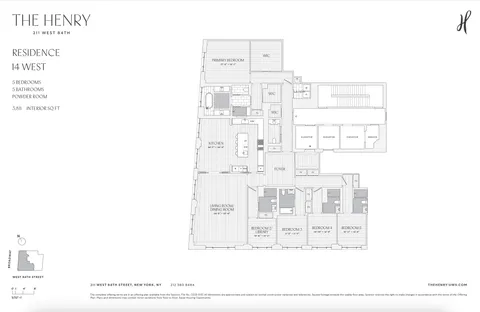 $13,120,000 | 211 West 84th Street, Unit 14WEST | Upper West Side