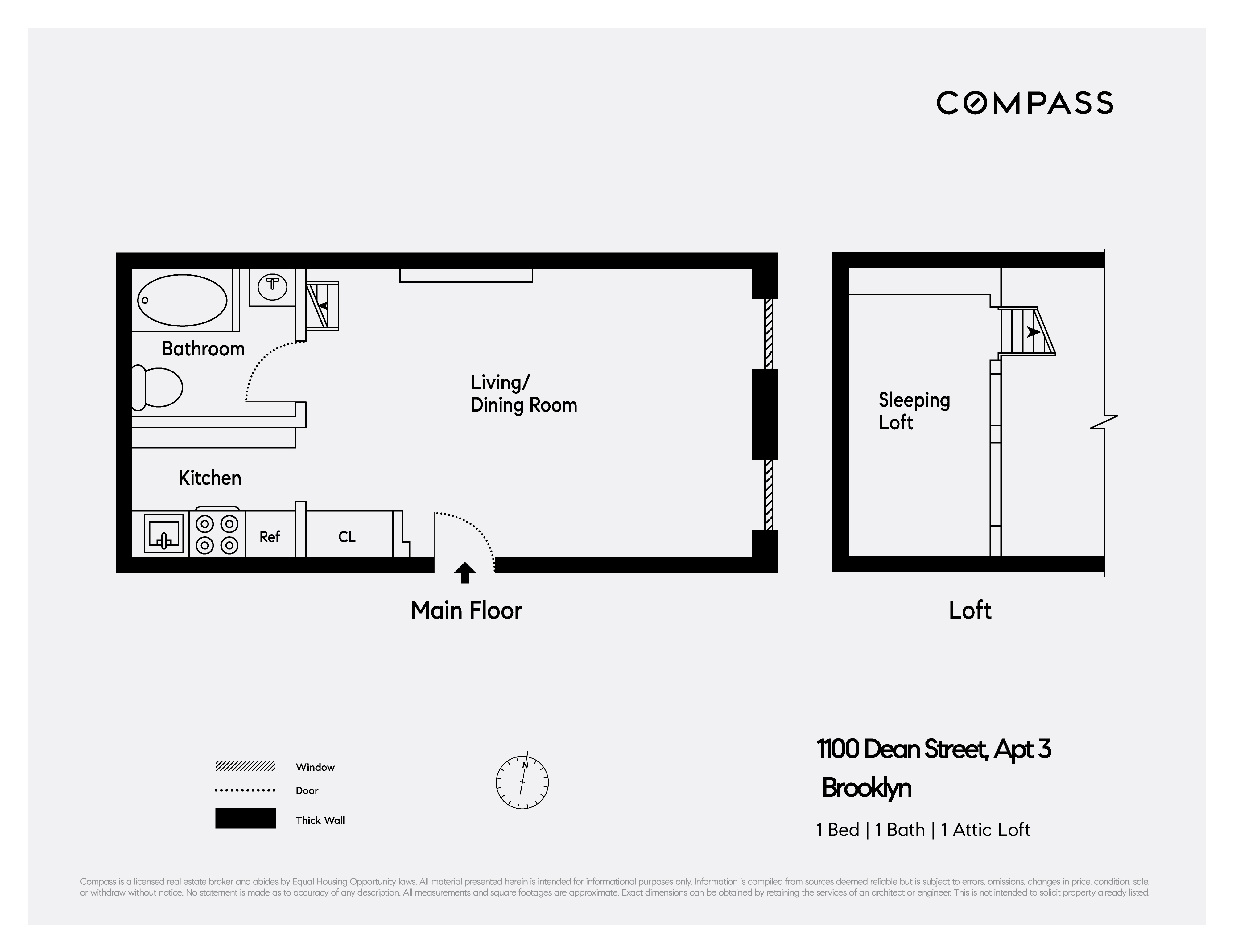 1100 Dean Street, Unit 3 Brooklyn, NY 11216 - Photo 5 of 5 a picture of a wall with a white wall and a white wall