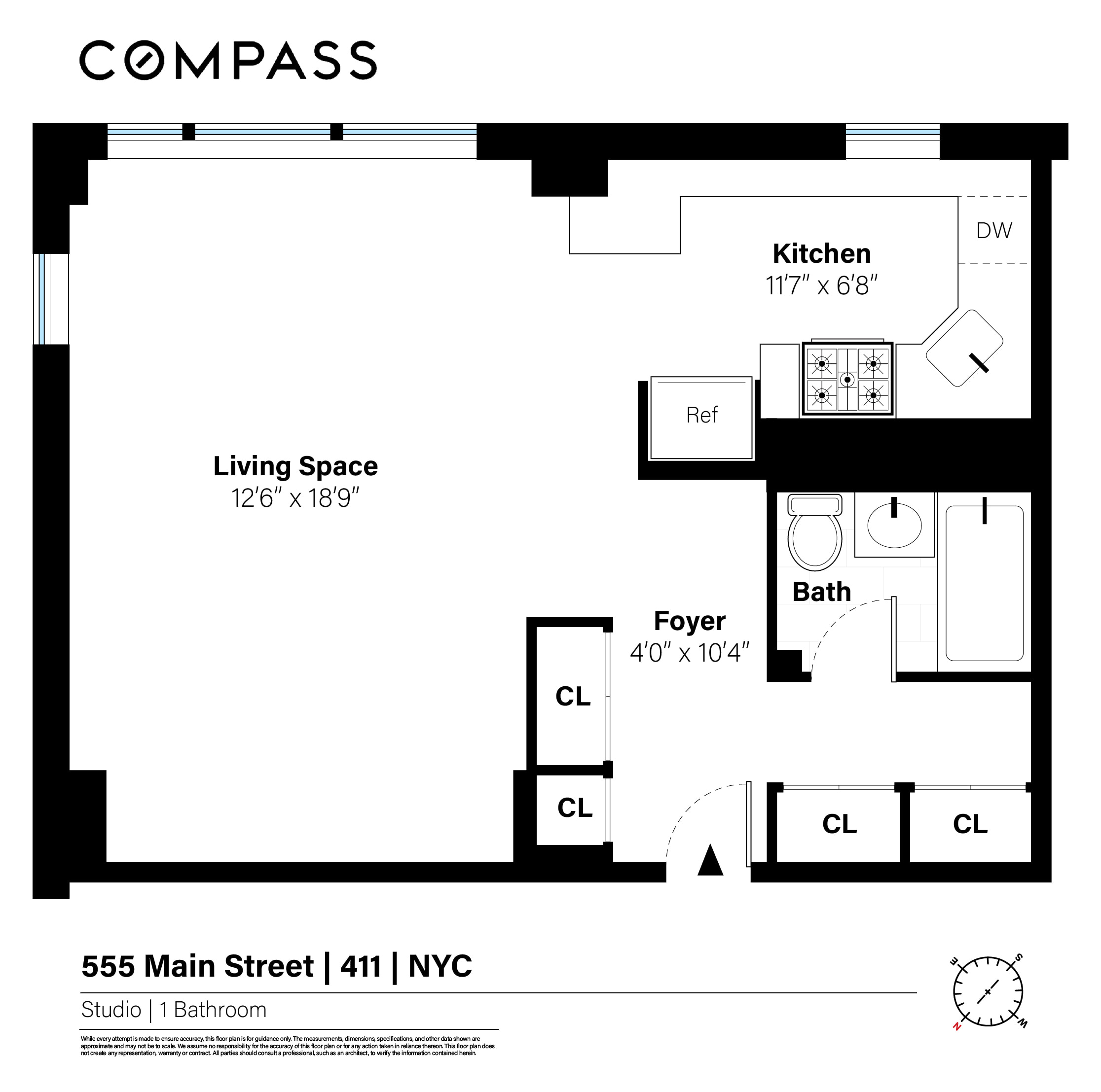 555 Main Street, Unit 411 Manhattan, NY 10044 - Photo 6 of 6 unknown