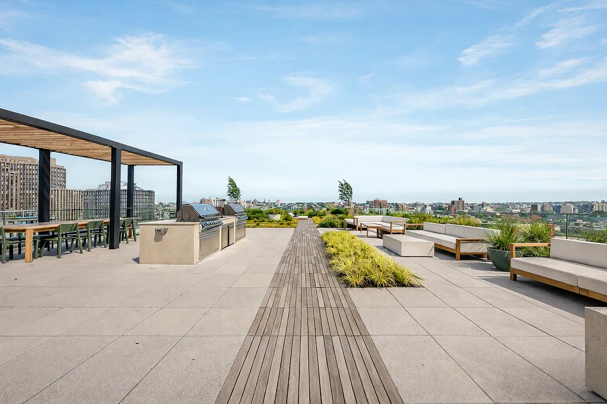 130 2nd Street, Unit 10K Brooklyn, NY 11231 - Photo 12 of 20 a view of swimming pool with seating area and furniture