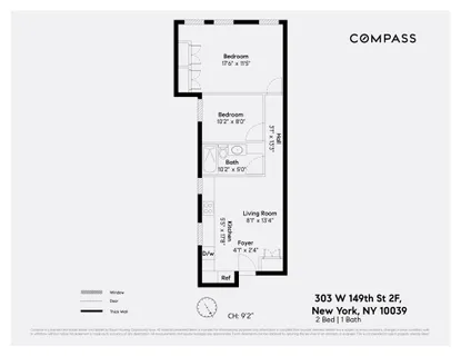 $575,000 | 303 West 149th Street, Unit 2F | Central Harlem