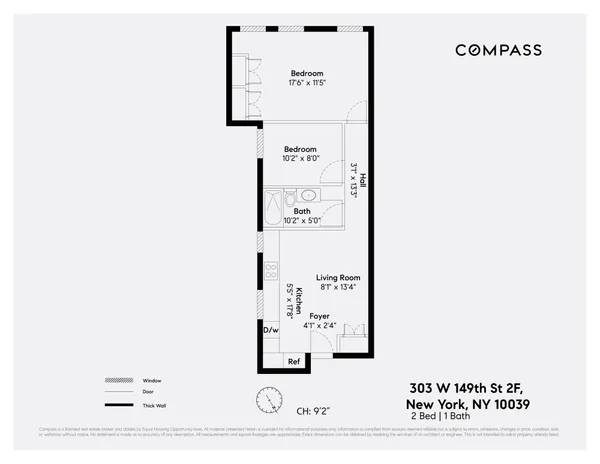 $575,000 | 303 West 149th Street, Unit 2F | Central Harlem