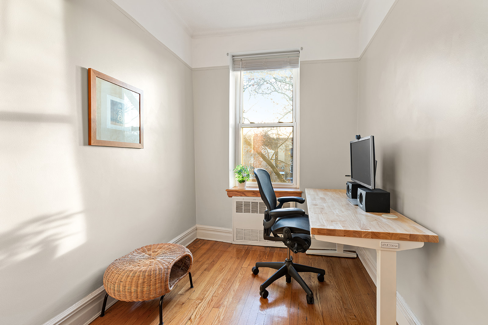 521 84th Street Brooklyn, NY 11209 - Photo 11 of 19 a view of a workspace with furniture and a window