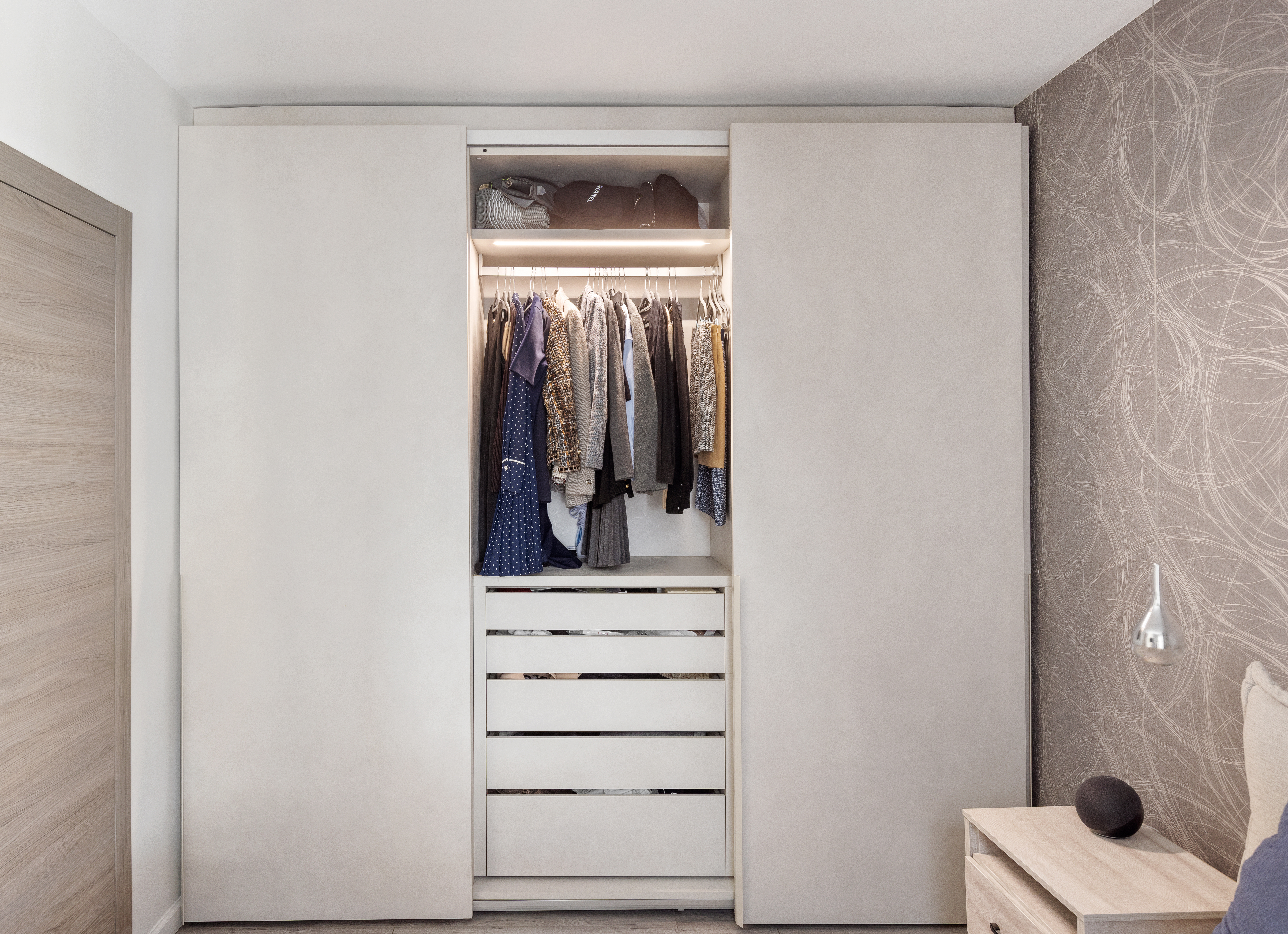59 Pineapple Street, Unit 3F Brooklyn, NY 11201 - Photo 5 of 8 a view of closet with wooden floor