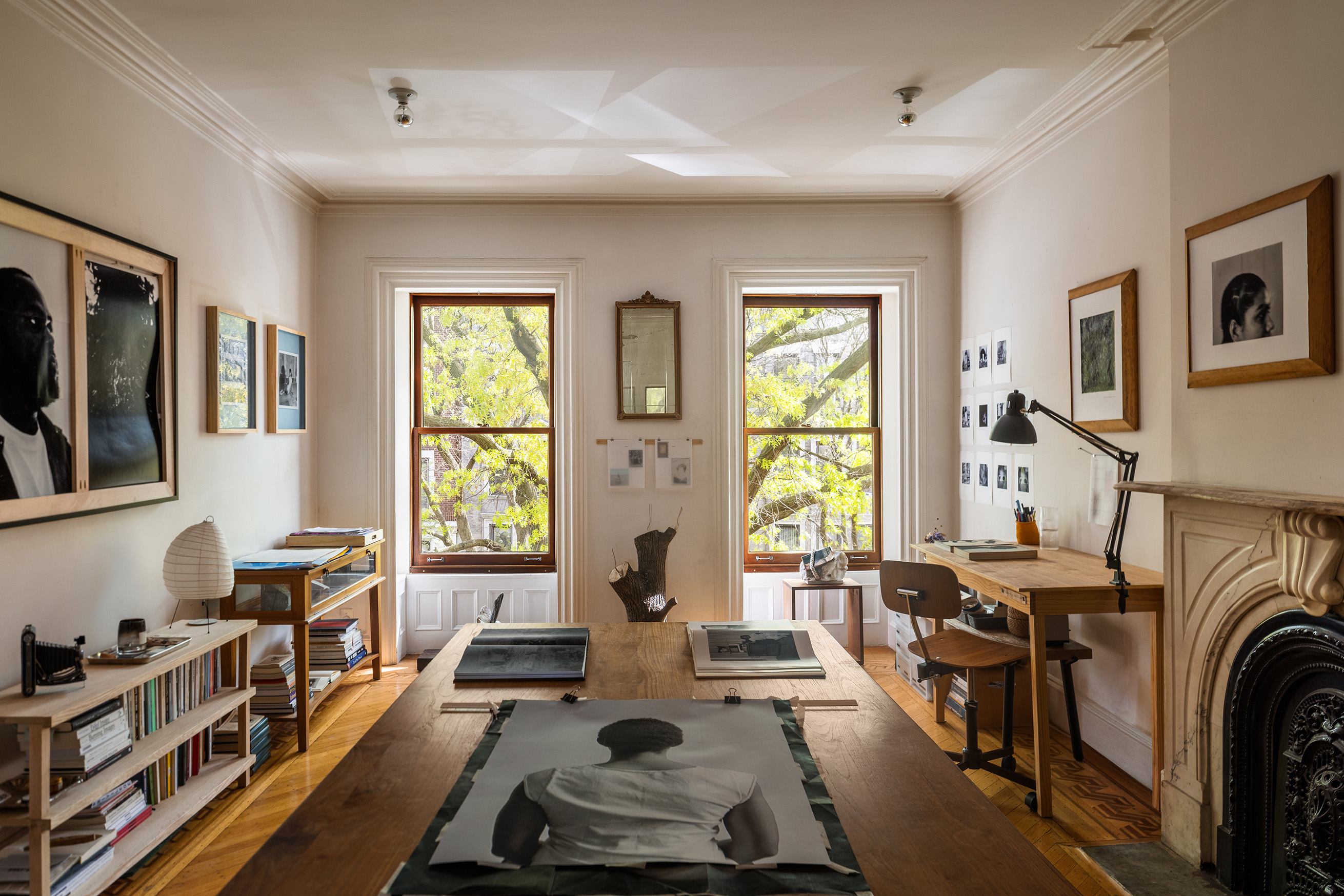 177 Prospect Place Brooklyn, NY 11238 - Photo 34 of 42 a room with furniture a large window and gym equipment