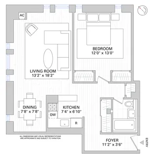 $950,000 | 160 Bleecker Street, Unit 8GW | Greenwich Village