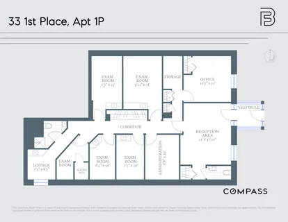 $950,000 | 450 Clinton Street, Unit 1P | Carroll Gardens