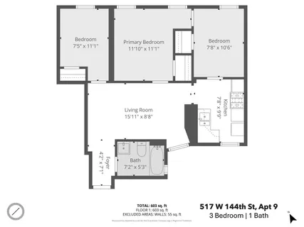 $428,800 | 517 West 144th Street, Unit 9 | Hamilton Heights