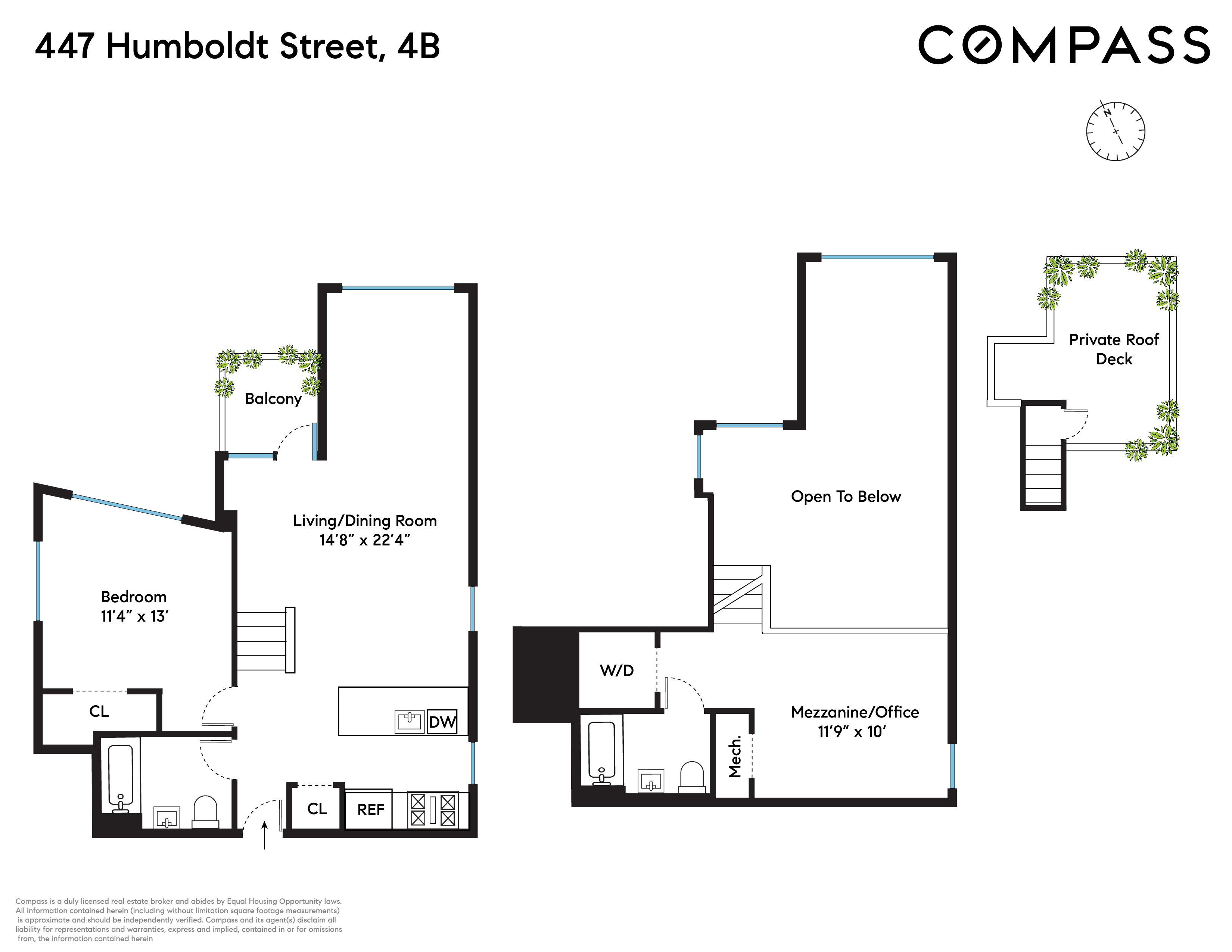 447 Humboldt Street, Unit PHB Brooklyn, NY 11211 - Photo 9 of 10 unknown