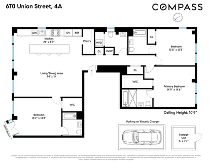$3,850,000 | 670 Union Street, Unit 4A | Park Slope