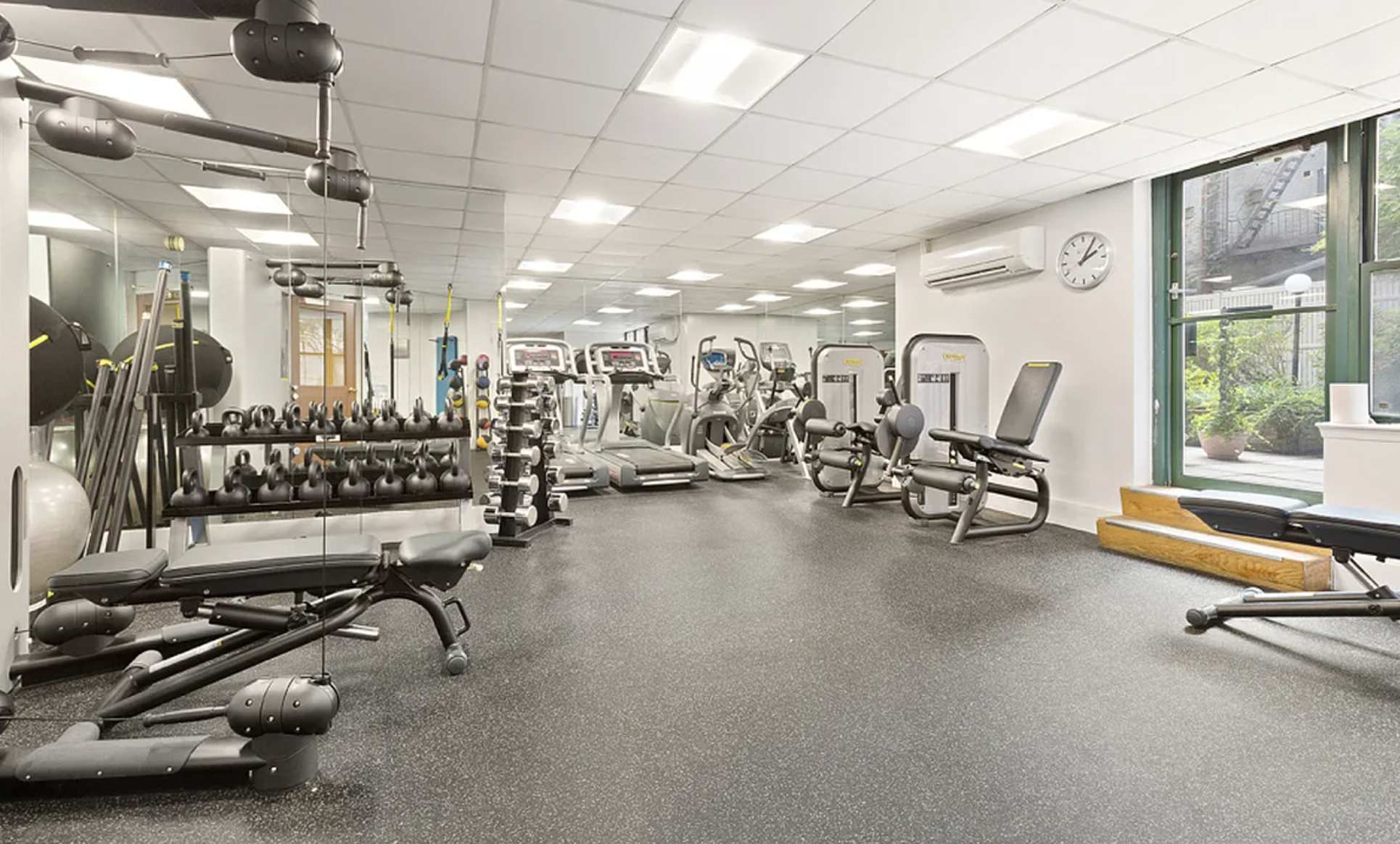 2250 Broadway, Unit 6K Manhattan, NY 10024 - Photo 13 of 15 a view of a room with gym equipment