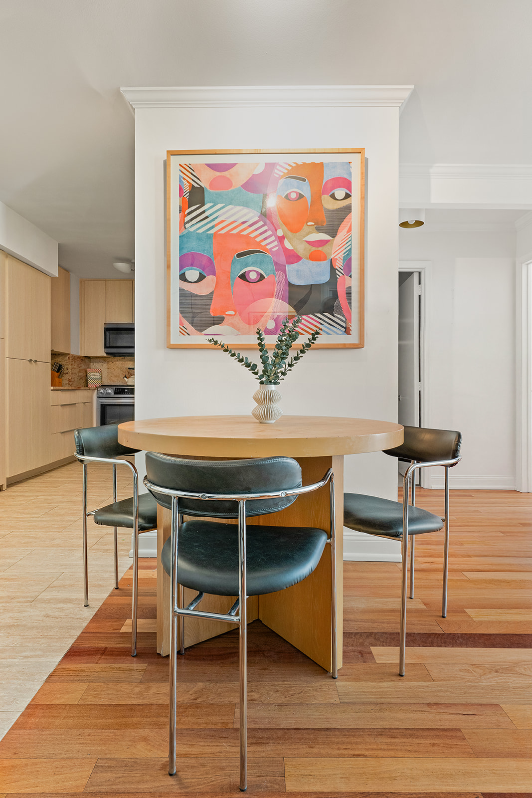 1160 3rd Avenue, Unit 4EF Manhattan, NY 10065 - Photo 3 of 11 a workspace with furniture and wooden floor
