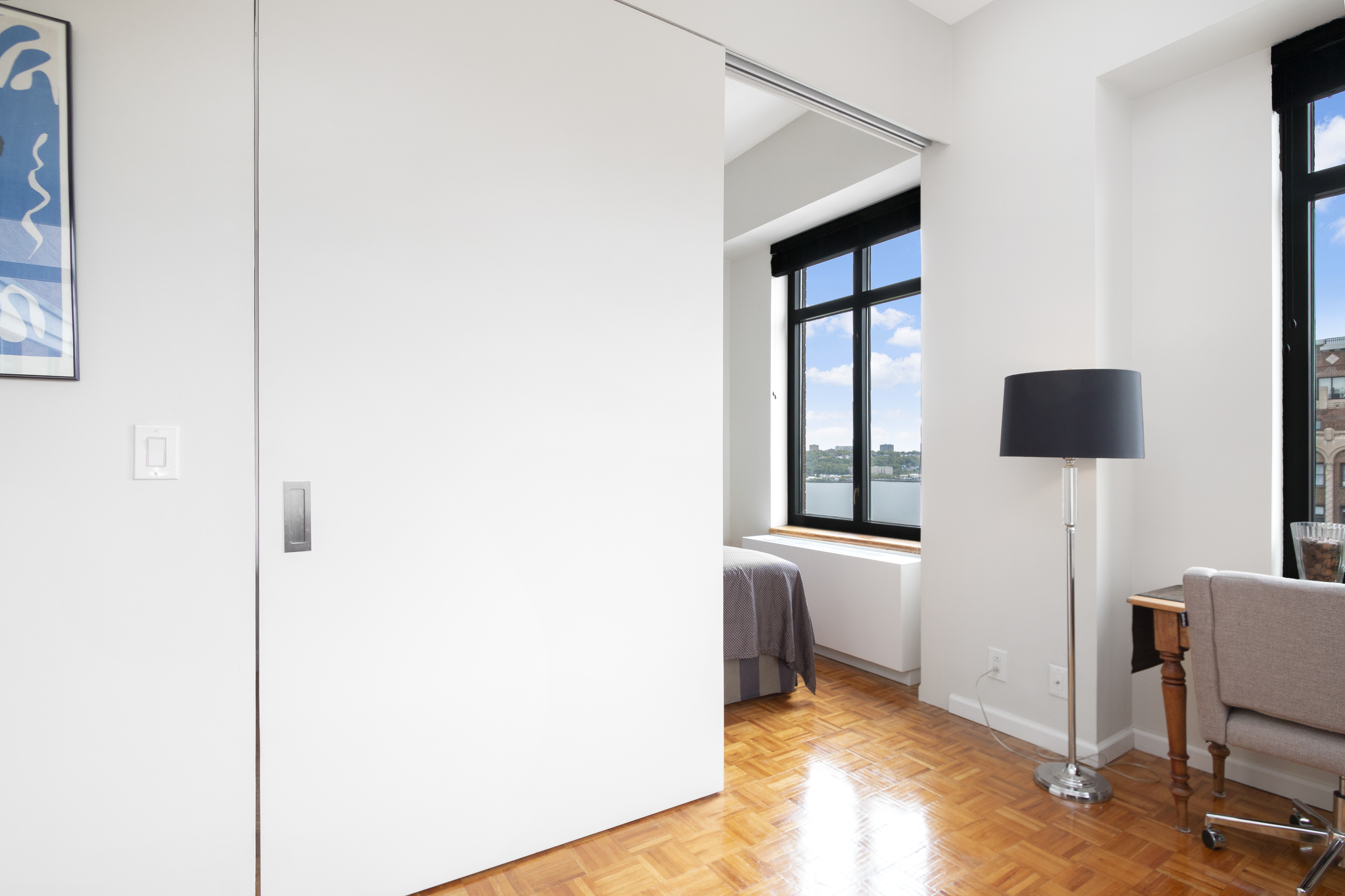 222 Riverside Drive, Unit PH2E Manhattan, NY 10025 - Photo 5 of 18 a view of kitchen with wooden floor and electronic appliances